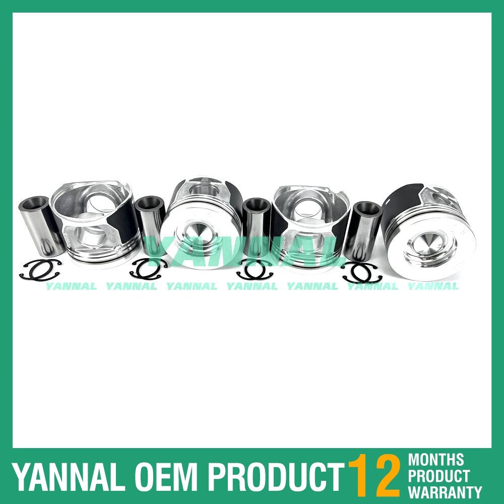4-piece D4D piston STD parts for Volvo excavators
