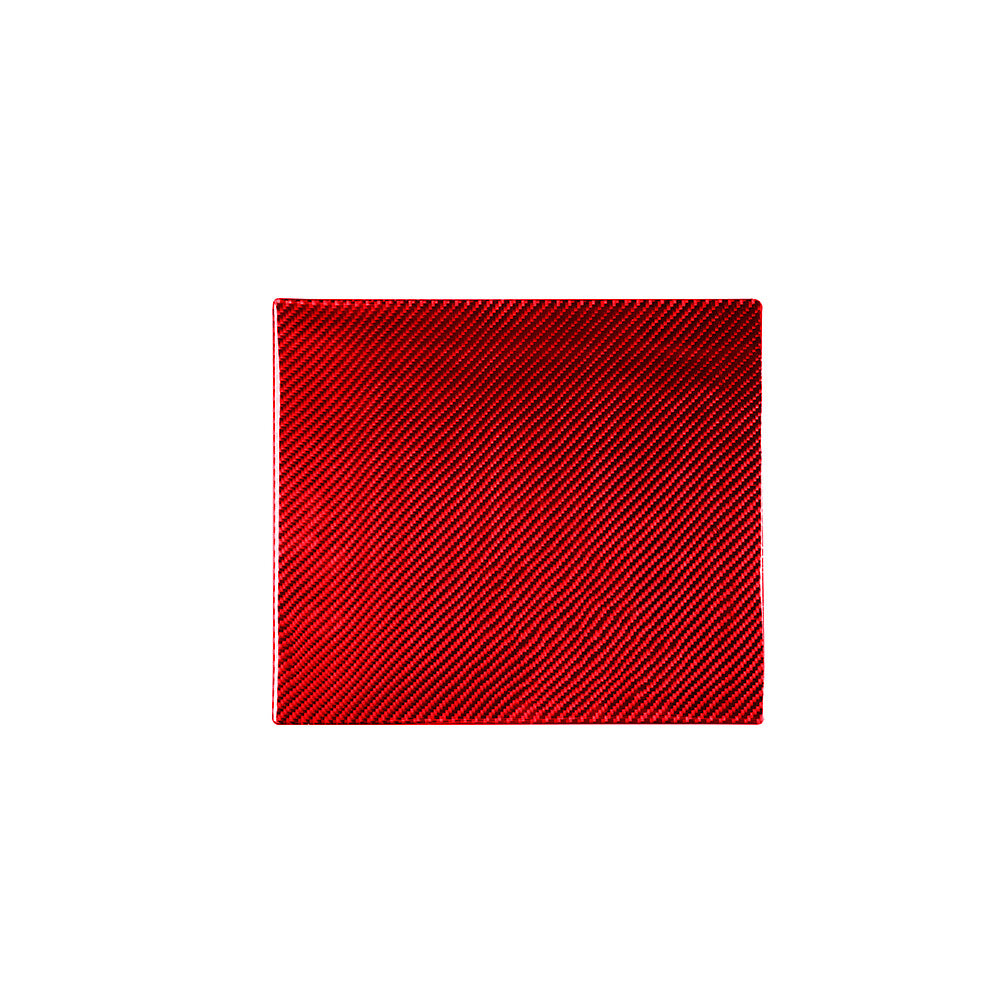 Red Carbon Fiber Rear Anti-kick Cover Trim Sticker for Toyota Tundra 2014-2018