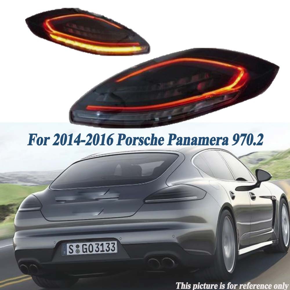 for Porsche for Panamera 970.2 2014-2016 LR Smoked LED Taillight Assembly Replace
