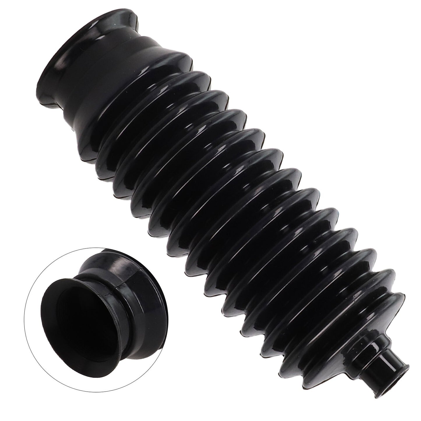 Steering Rack Boot Gaiter and Pinion Boot Kit in Black Silicone