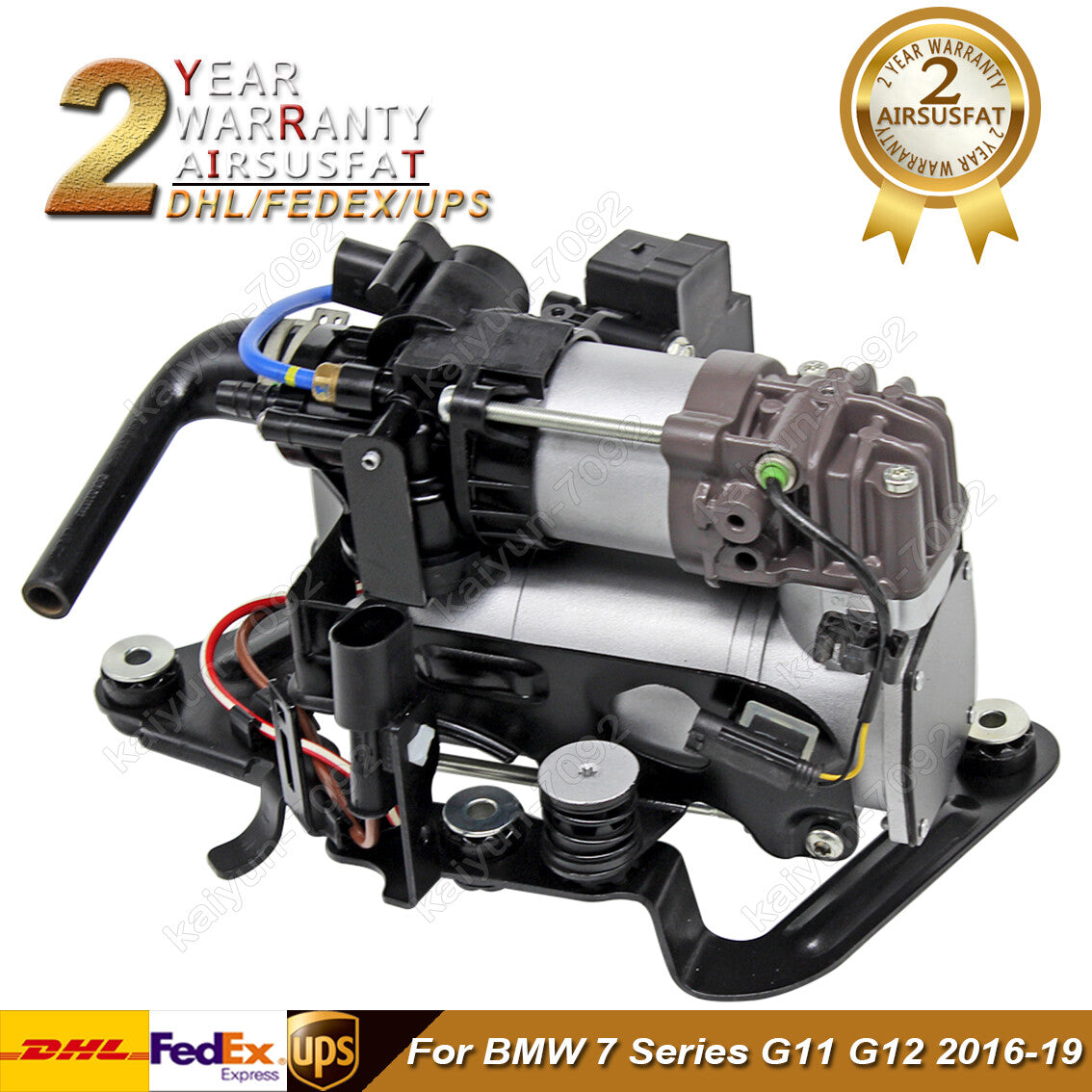 Air Compressor Pump W/ Valve Block for BMW 7 Series G11 G12 16-19 37206861882