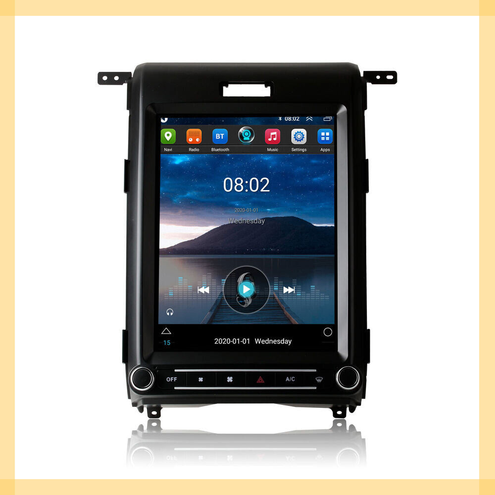 2+32G Car Stereo Radio with CarPlay, GPS, and Android Touchscreen for Ford F150 (2009-2013)