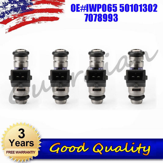 4x Fuel Injector Nozzle IWP065 50101302 7078993 NEW for FIAT PALIO UNO Punto