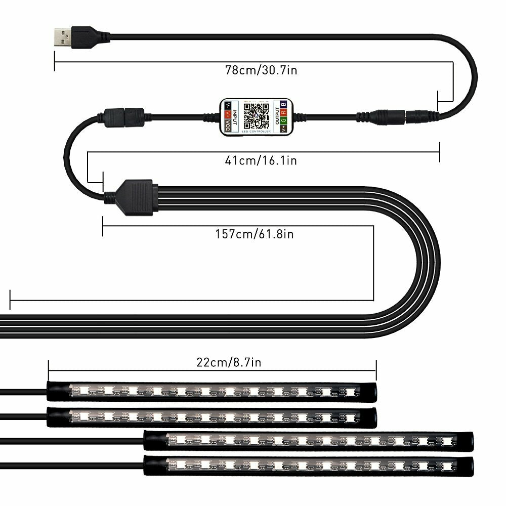 4th Generation RGB USB LED Lights