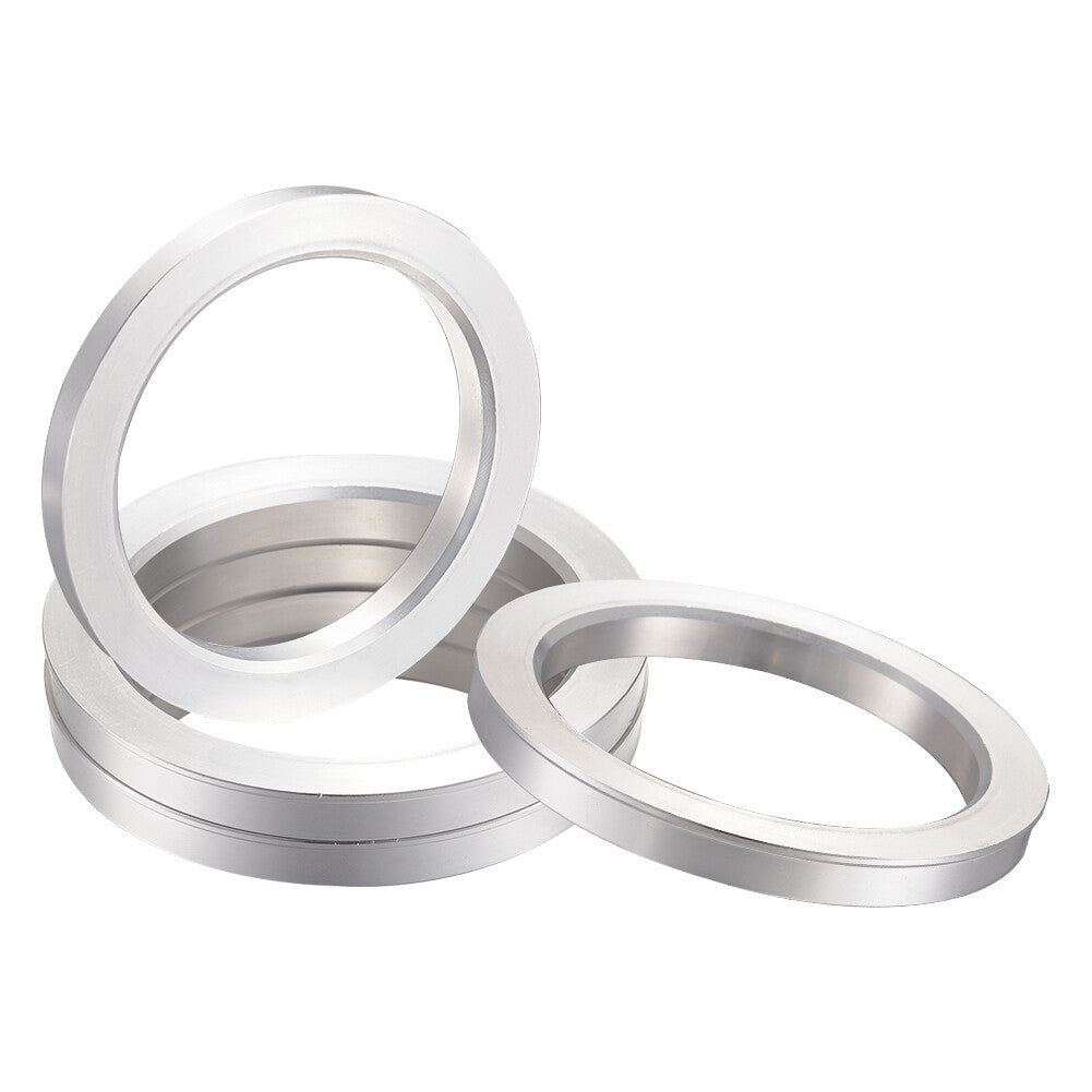 4x Aluminum Hub Centric Spacers Rings 100mm OD to 78.1mm ID (No Spacers)