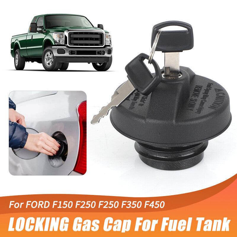 LOCKING Gas Fuel Tank Cap With Keys MGC791 Fit for FORD F150 F250 F250 F350 F450