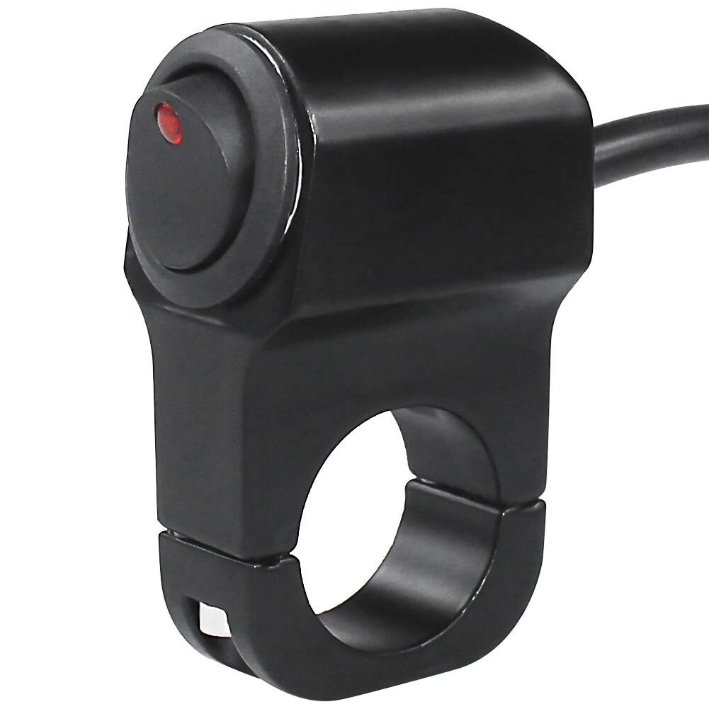 7/8 ATV Handlebar Light Switch, CNC Aluminum Alloy Fog Light Brake Light Switch