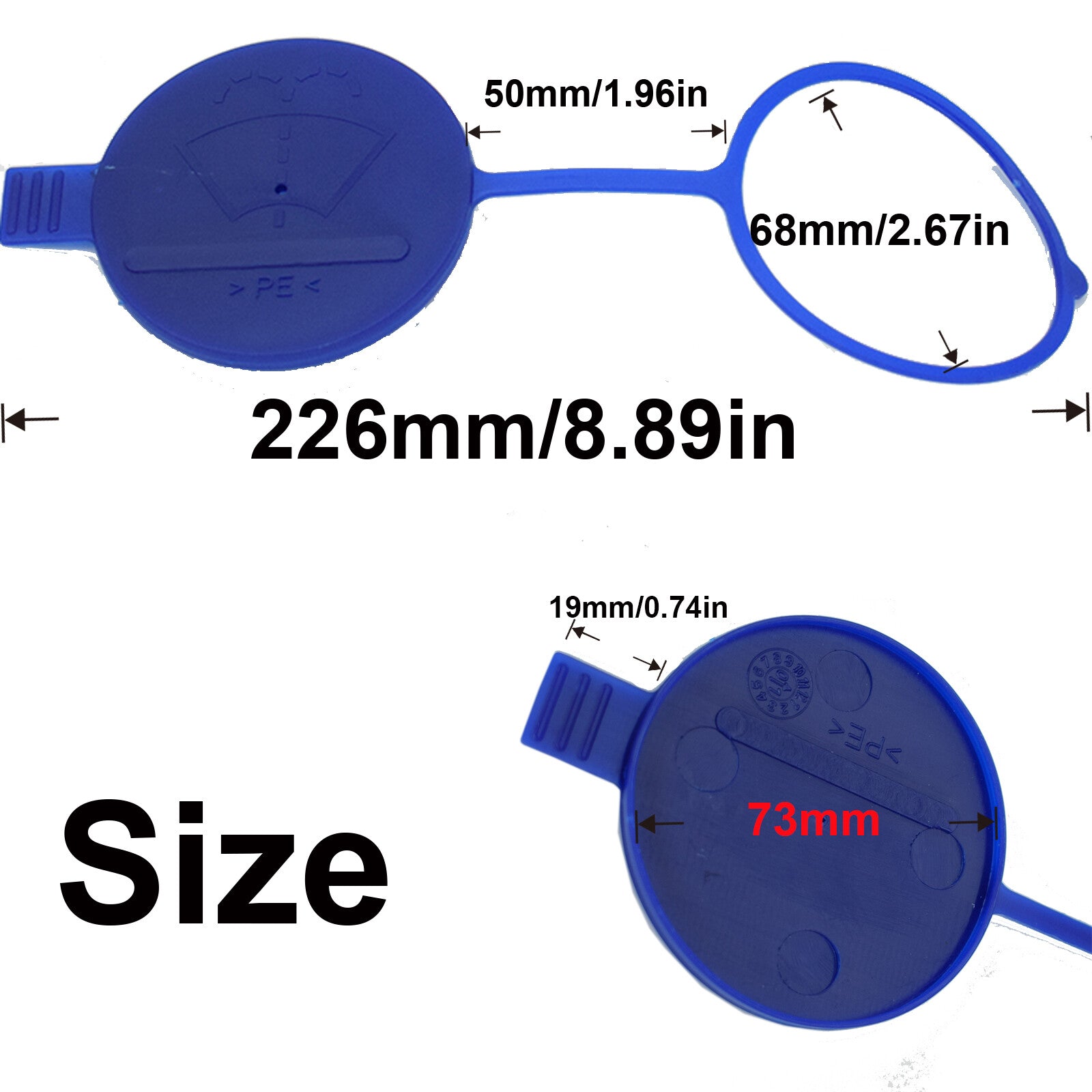 Cap lid washing water tank wiping water for Mercedes Sprinter for VW Crafter DE