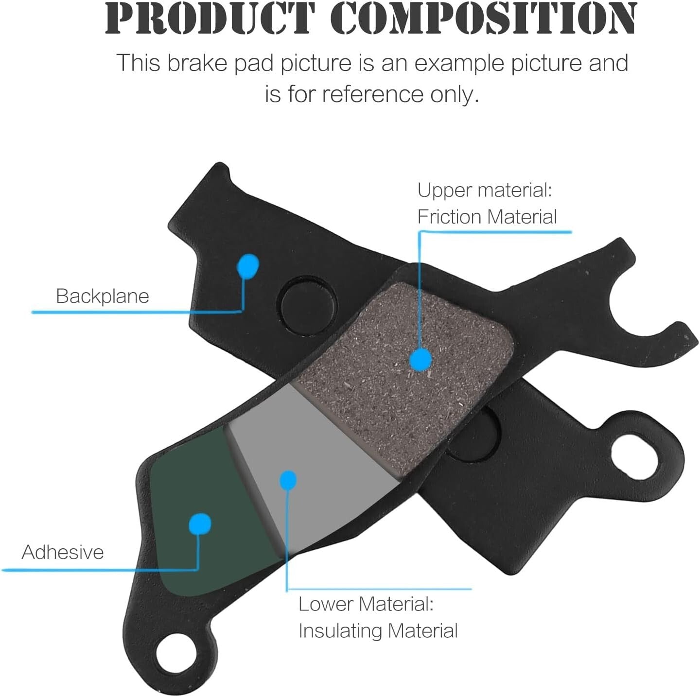 Brake Pad for Can-Am Outlander 1000 4x4 (STD/DPS/XT-P/LTD/STD/XMR),800 R STD/XT