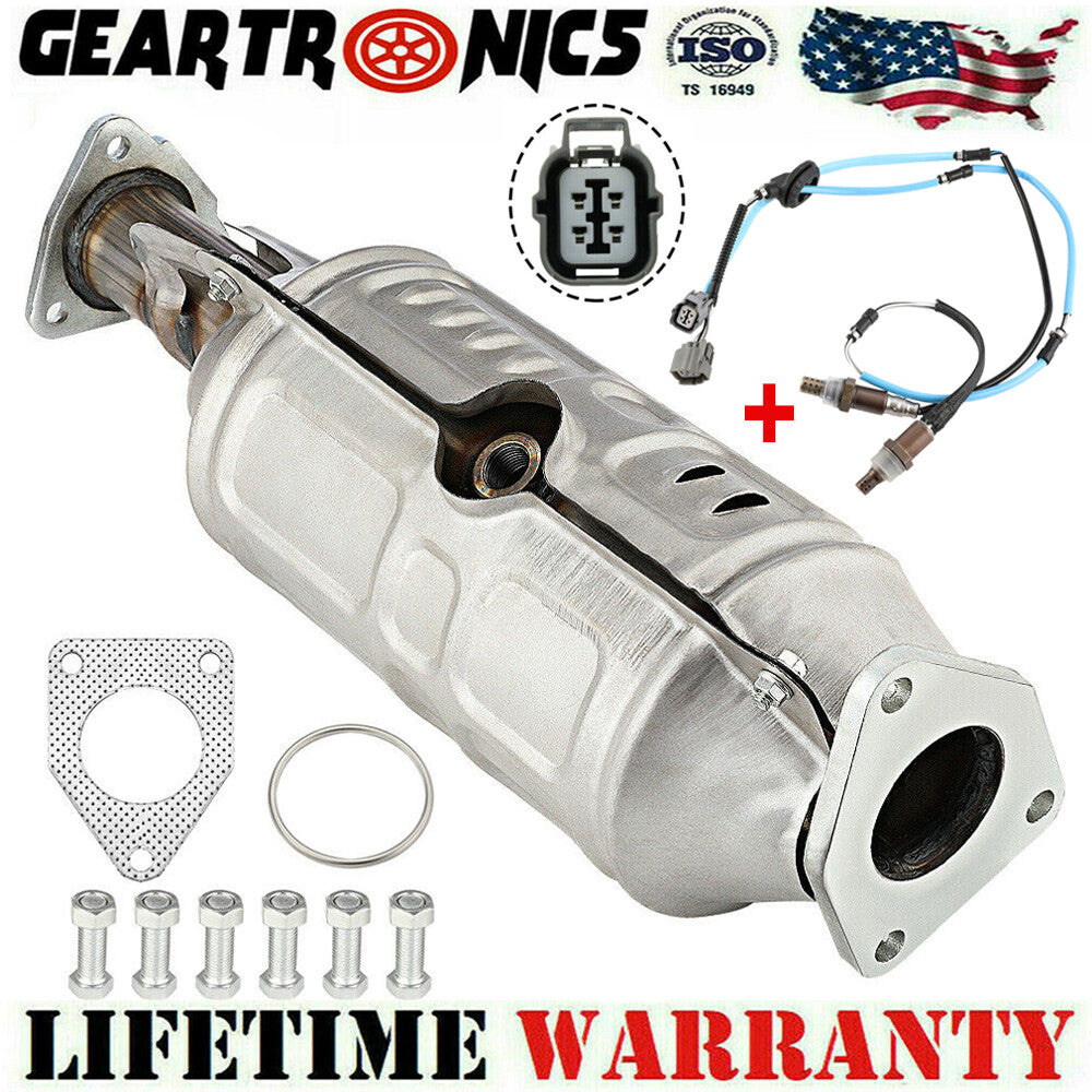 Cat with Up  Downstream O2 Sensor For 03-07 for Honda Accord 2.4L