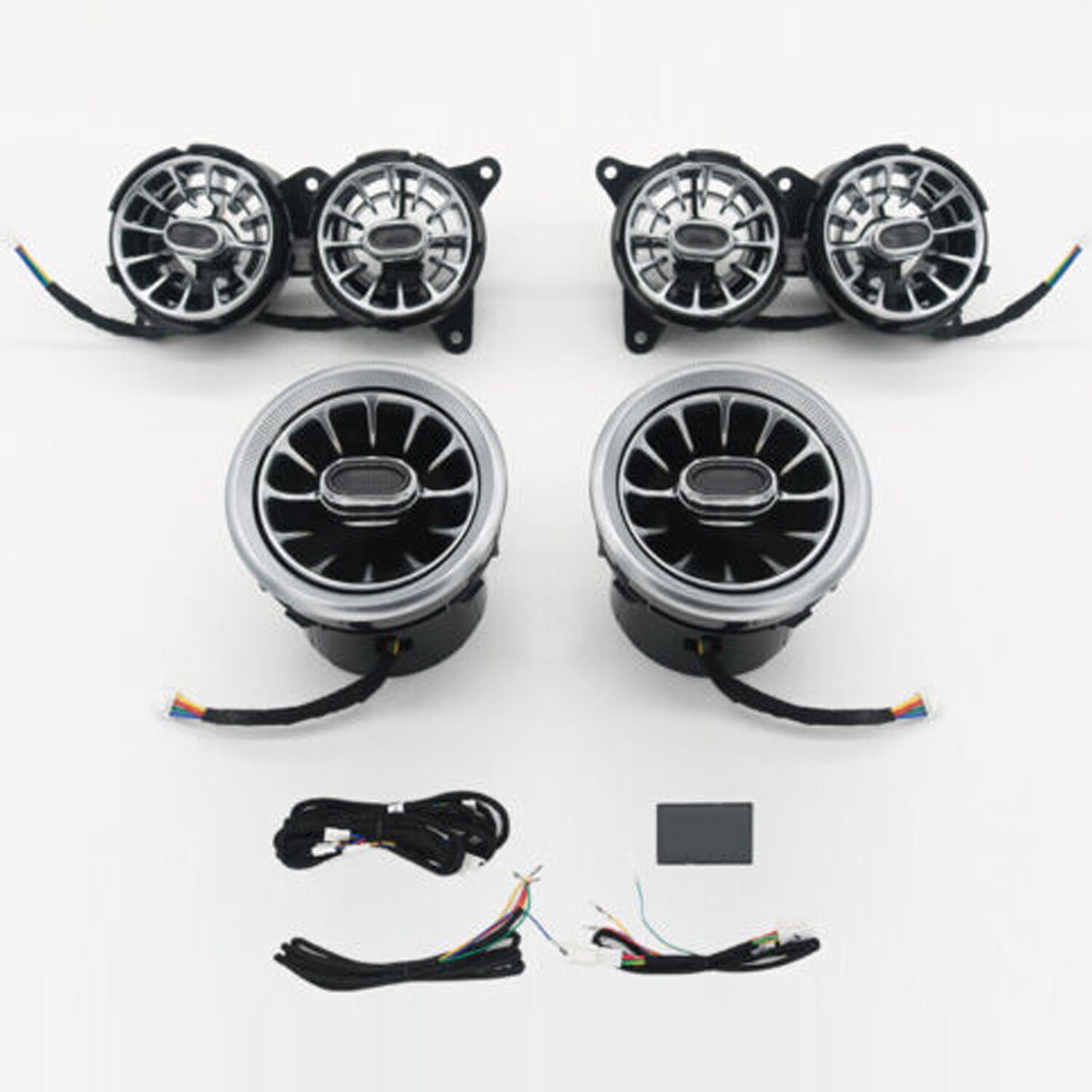 Front Air Vent LED Ambient Light 7 Colors for Mercedes-Benz S W222 2014-2017