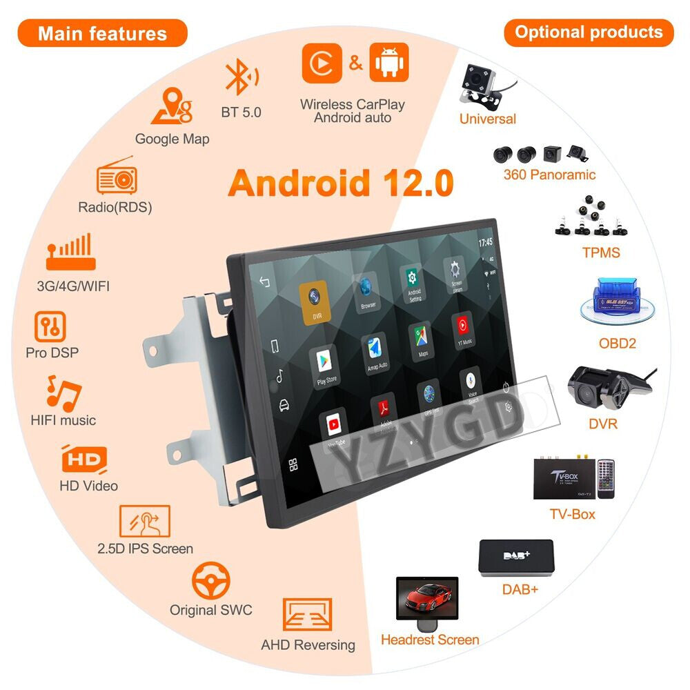 Android Radio Car Carplay Screen for Land Rover for Range Rover Sport L494 2014-2017