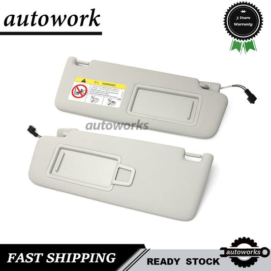 2PCS Left Right Sun Visors Fits for VW CC 2018 2019-2020 5GG857552 5GG857551