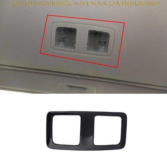 for Mazda CX-5 17-2024 Carbon Fiber Roof Rear Reading Light Fame Cover Trim 1PCS