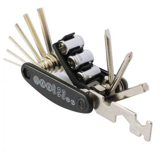 Portable Motorcycle Multi Hex Key Wrench Screwdriver Socket Repair Tool