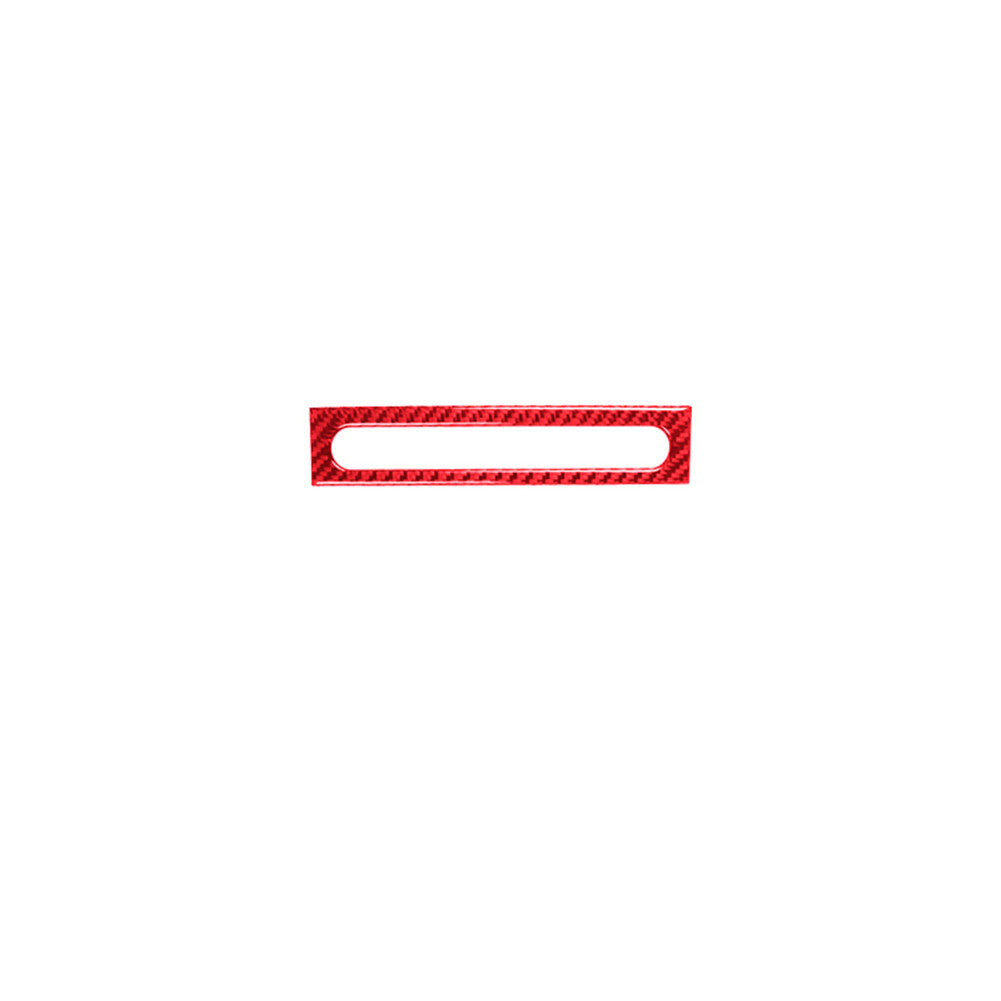 Red Carbon Fiber Temperature Display Trim Cover for Chevrolet COBALT 2005-2010