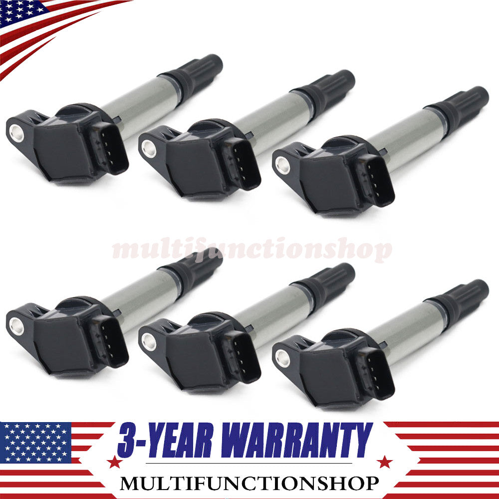 Set of 6 Ignition Coil UF507 for Lexus GS300 GS350 IS250 LS460 Sequoia