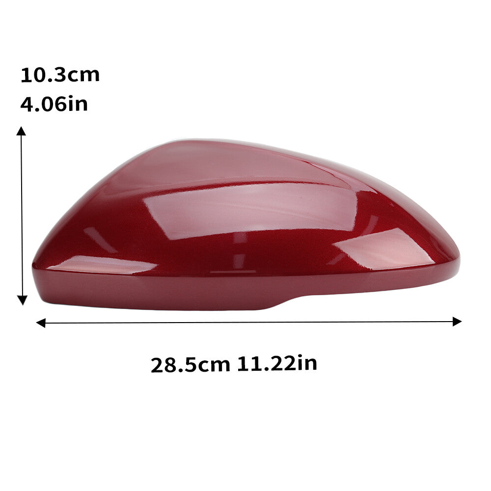 2¡Á F¨¹r for Chevrolet for Cruze 17-19 Au?enspiegel Spiegelgeh?use Abdeckung Rot L+R