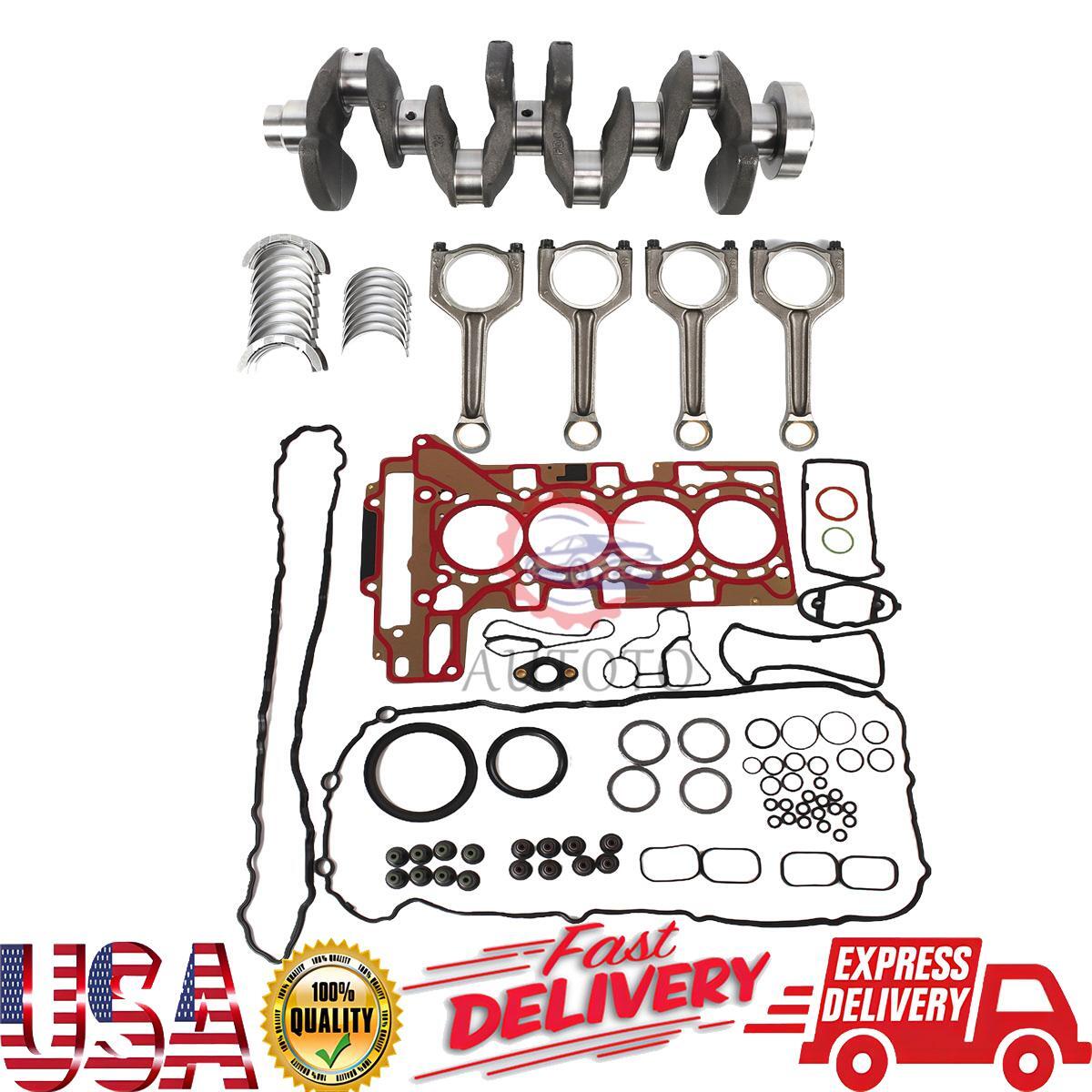 N20 Engine Rebuild Kit Con Rod Crankshaft Main Bearing Set Crankshaft for BMW
