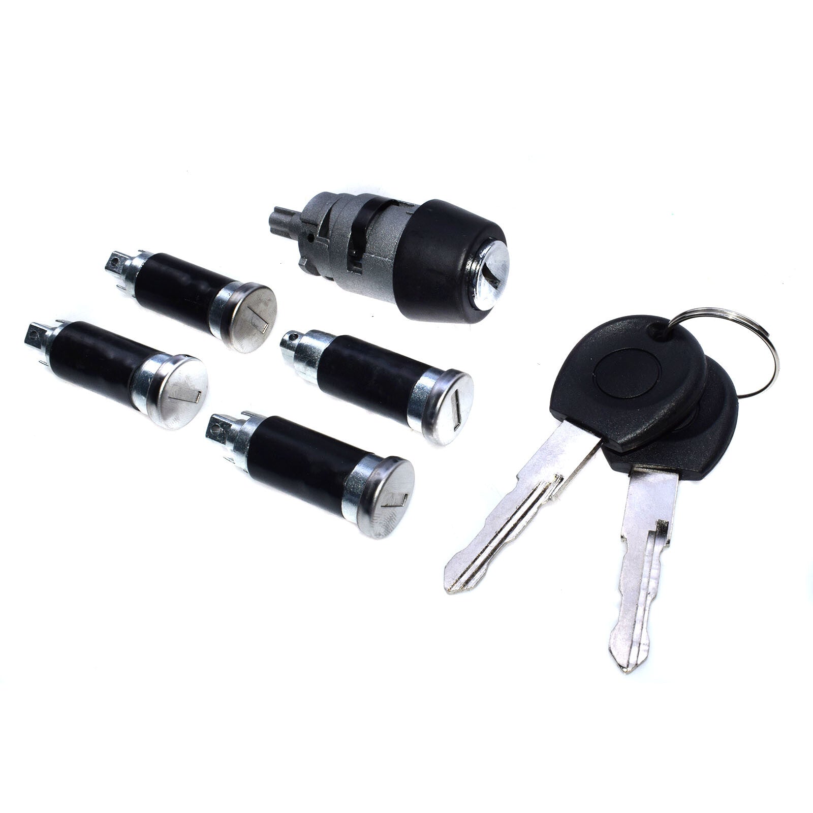 Ignition switch lock barrel and 4 door locks and keys for Volkswagen Mk4 EuroVan
