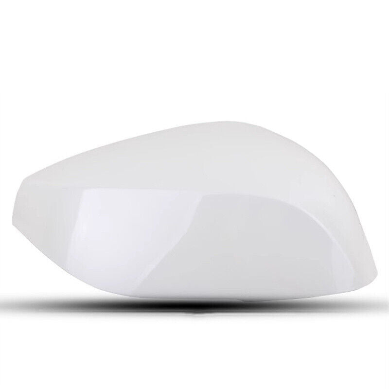 White Right Side Rearview Door Mirror Cover Shell Cap for Infiniti Q50 2014-2020