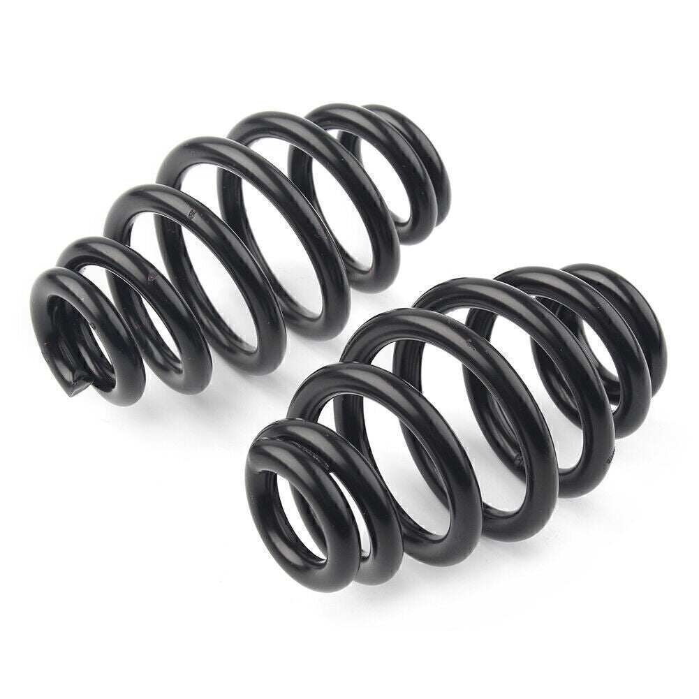 3 Barrel Coiled Solo for Seat Springs Black for Harley Chopper Bobber Softail