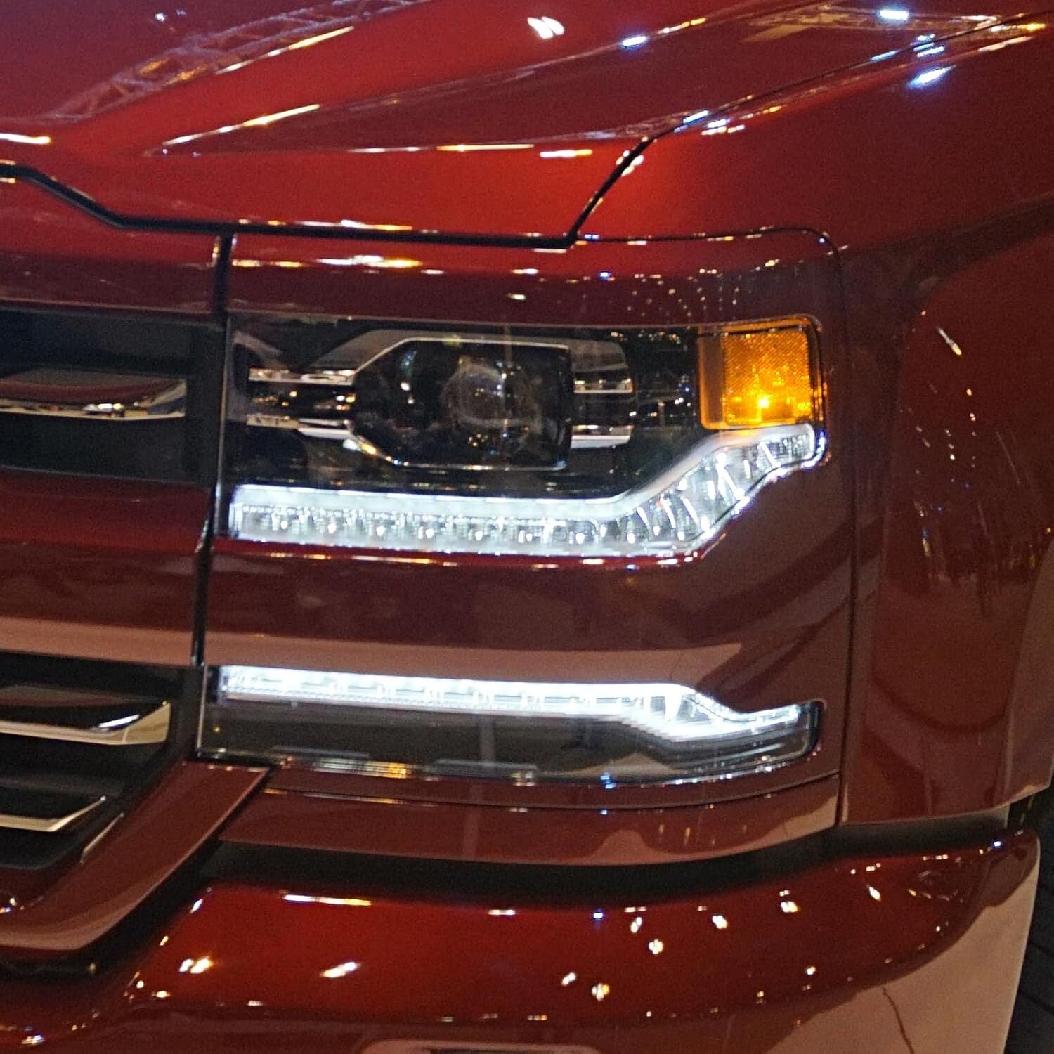 For 2016-2018 Silverado 1500 Right Side Full LED DRL Primed Projector Headlight