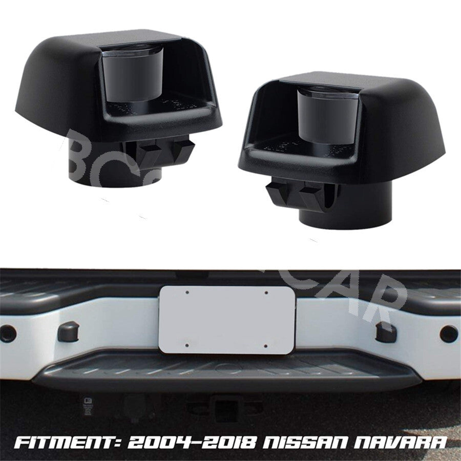 Fit For 2007-2019 for Nissan Frontier License Plate Light Bumper Lamp Housing Cover