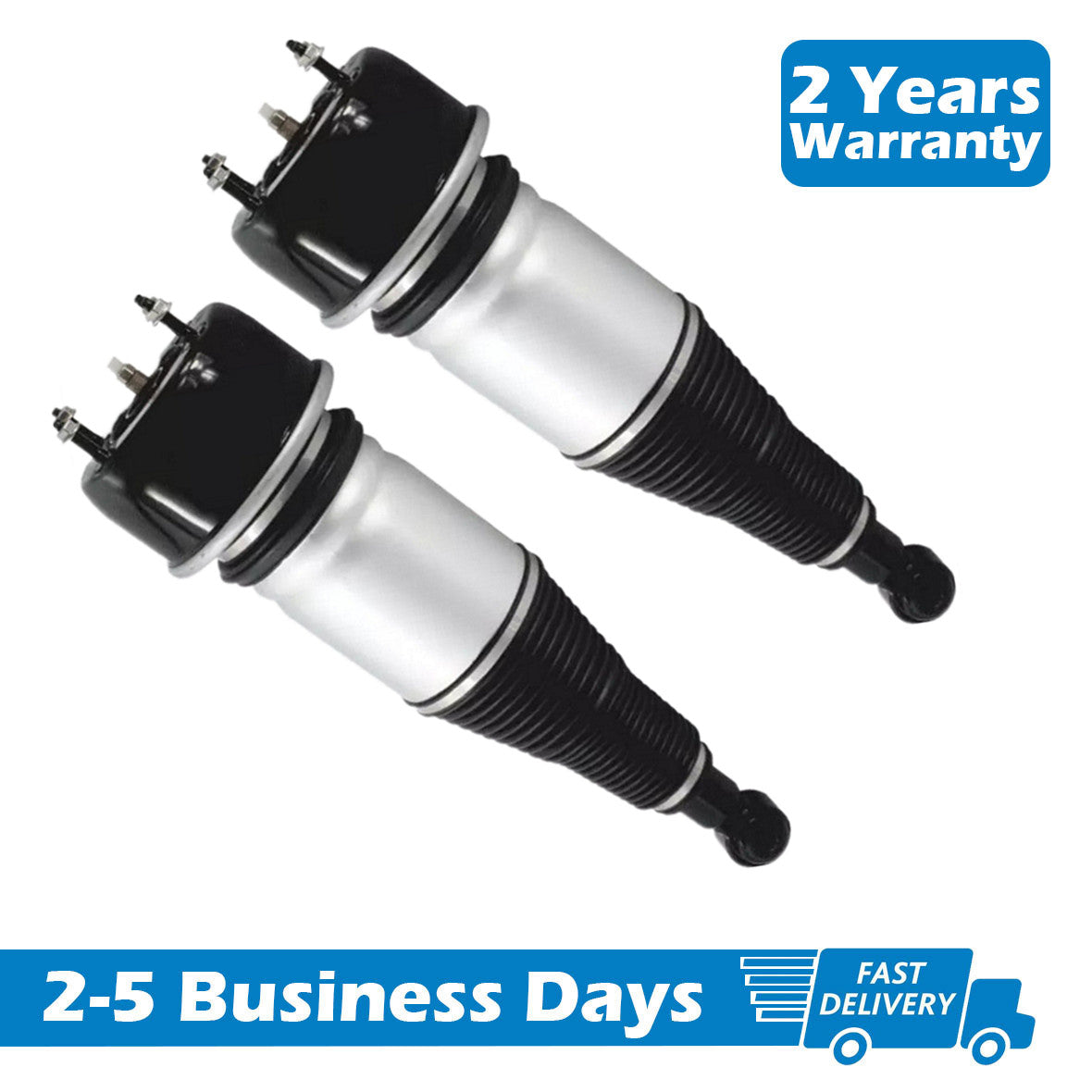 A pair of rear air suspension shock absorber struts are suitable for Jaguar XJ8 XJR C2C41341 C2C41343