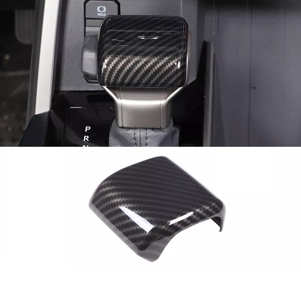 ABS Carbon Fiber Switch Knob Console Trim for Toyota Tacoma 2020-2024