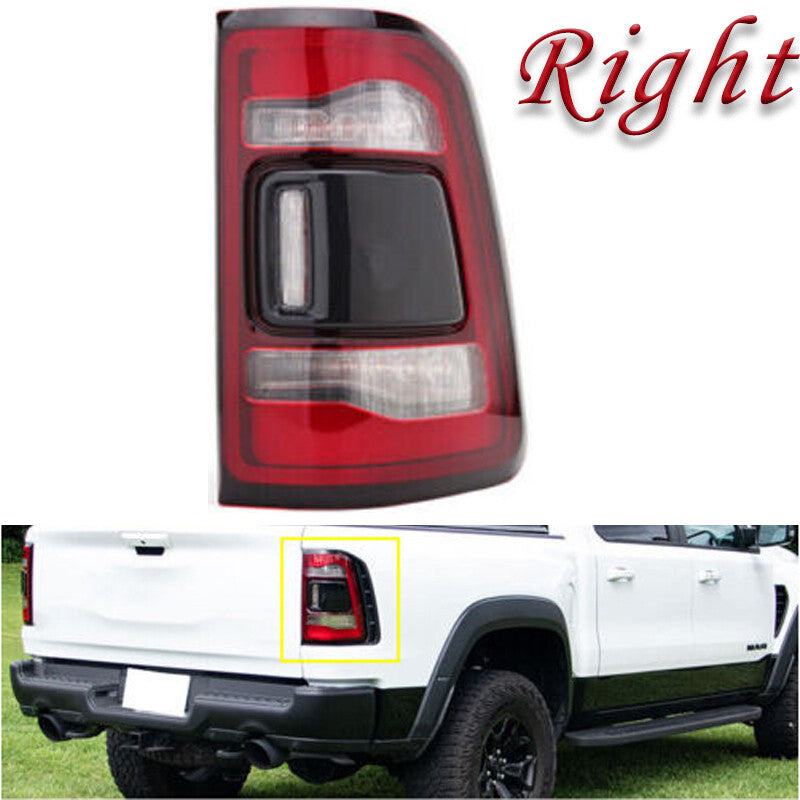 Passenger-side LED taillights and rear brake stop lights are available for the for Dodge for RAM 1500 (2019-2022).