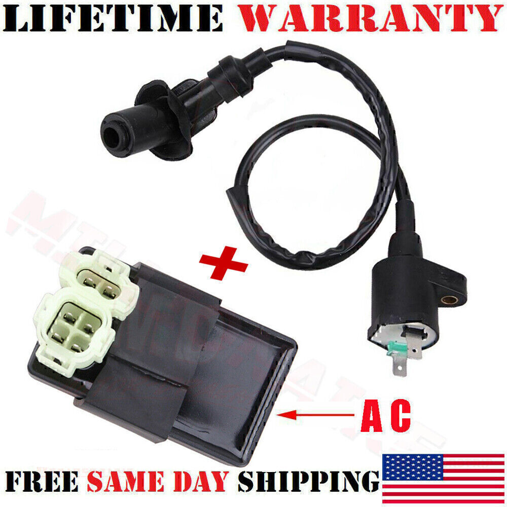 Ignition Coil +AC CDI Box set For 88-00 for Honda FourTrax 300 TRX300 2x4 4x4 TRX40