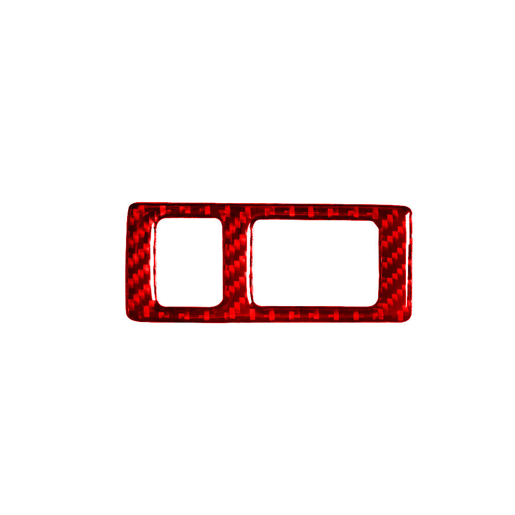 Red Carbon Fibre Headlight Switch for Land Rover Discovery Sport 2015-19