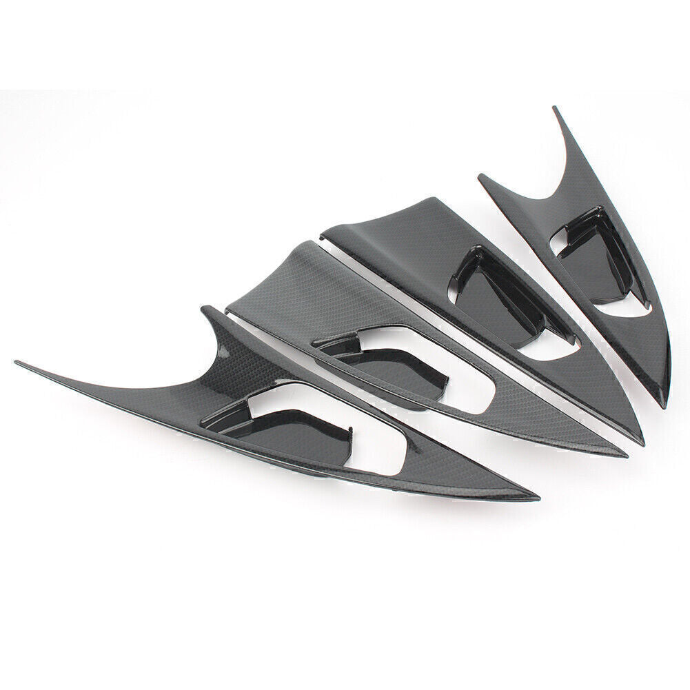 4x Car Door Interior Handle Bowl Cover Trim Fit for Honda for Civic 10TH GEN 2016 2017