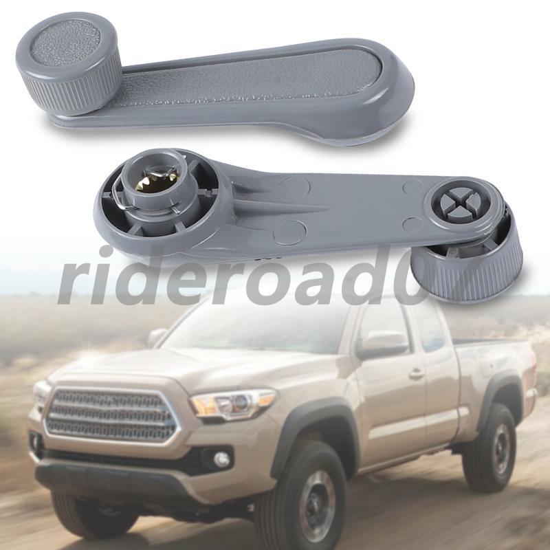 2pc Car Manual Window Winder Crank Door Handle Knob For 1984-1995 for Toyota 4runner