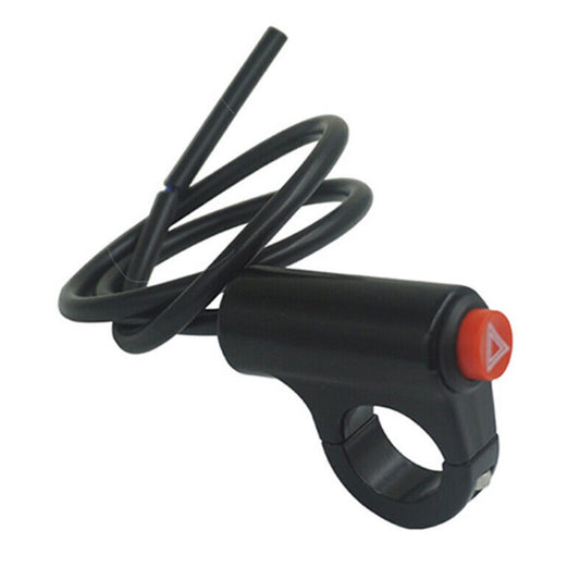 Motorcycle Handlebar Double Flash Switch Warning Emergency Signal Light Switch