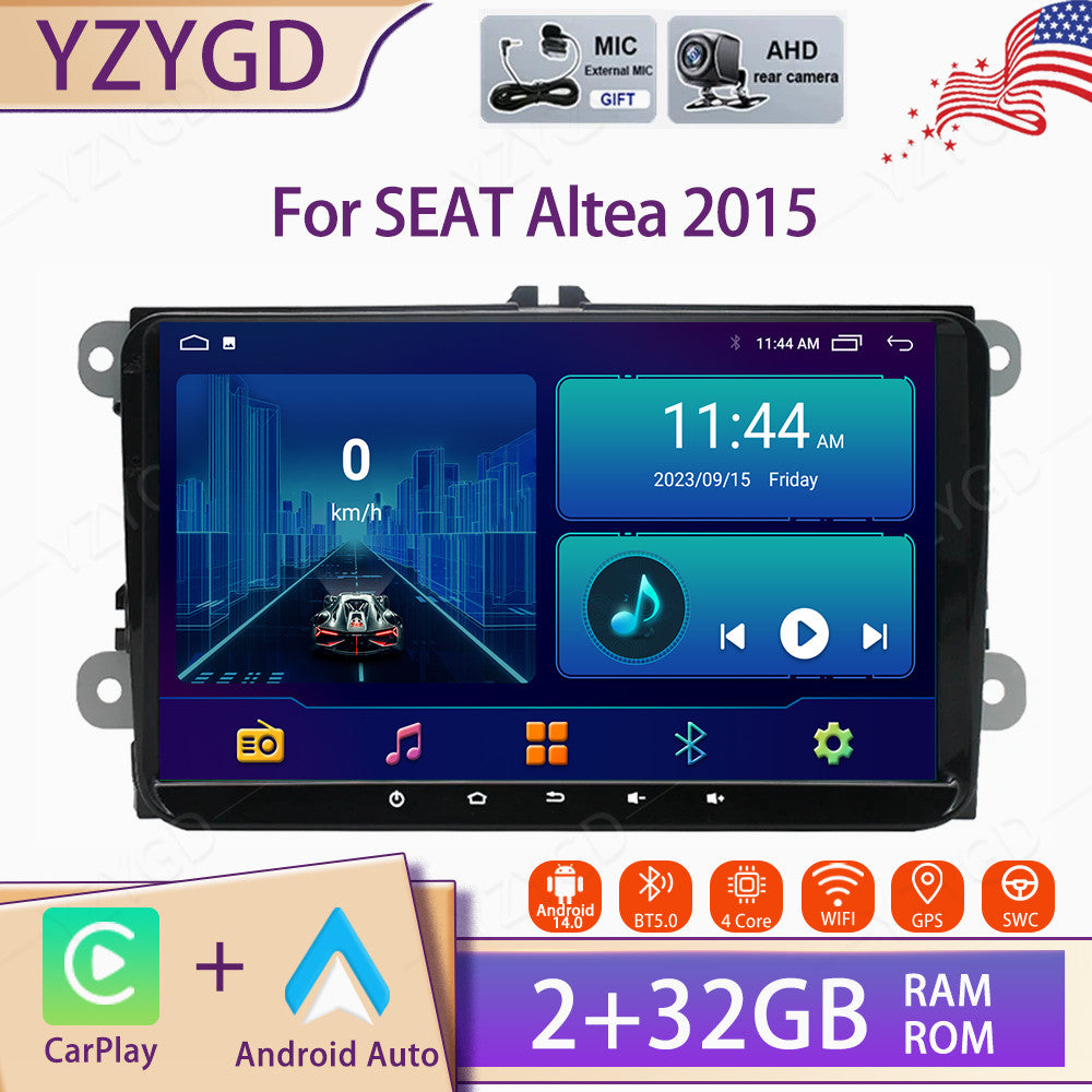 Android Auto Carplay for SEAT Altea 2015 Stereo Car Radio GPS Navi Screen WIFI