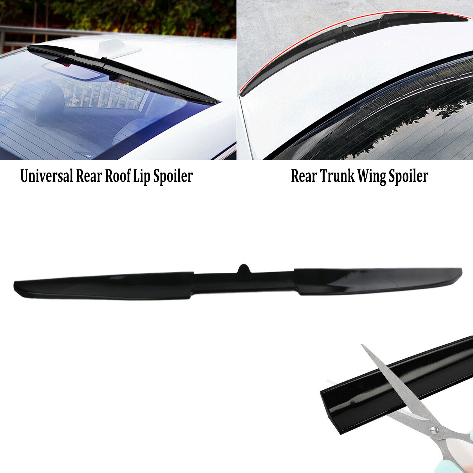 3-piece rear trunk lip boiler roof tailgate suitable for BMW , for Mercedes-Benz , and General Motors