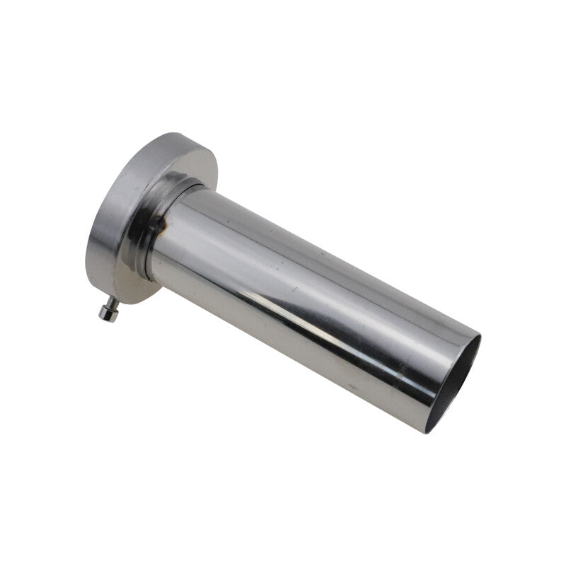 Universal 4-inch/4-inch exhaust muffler tip stainless steel round removable muffler