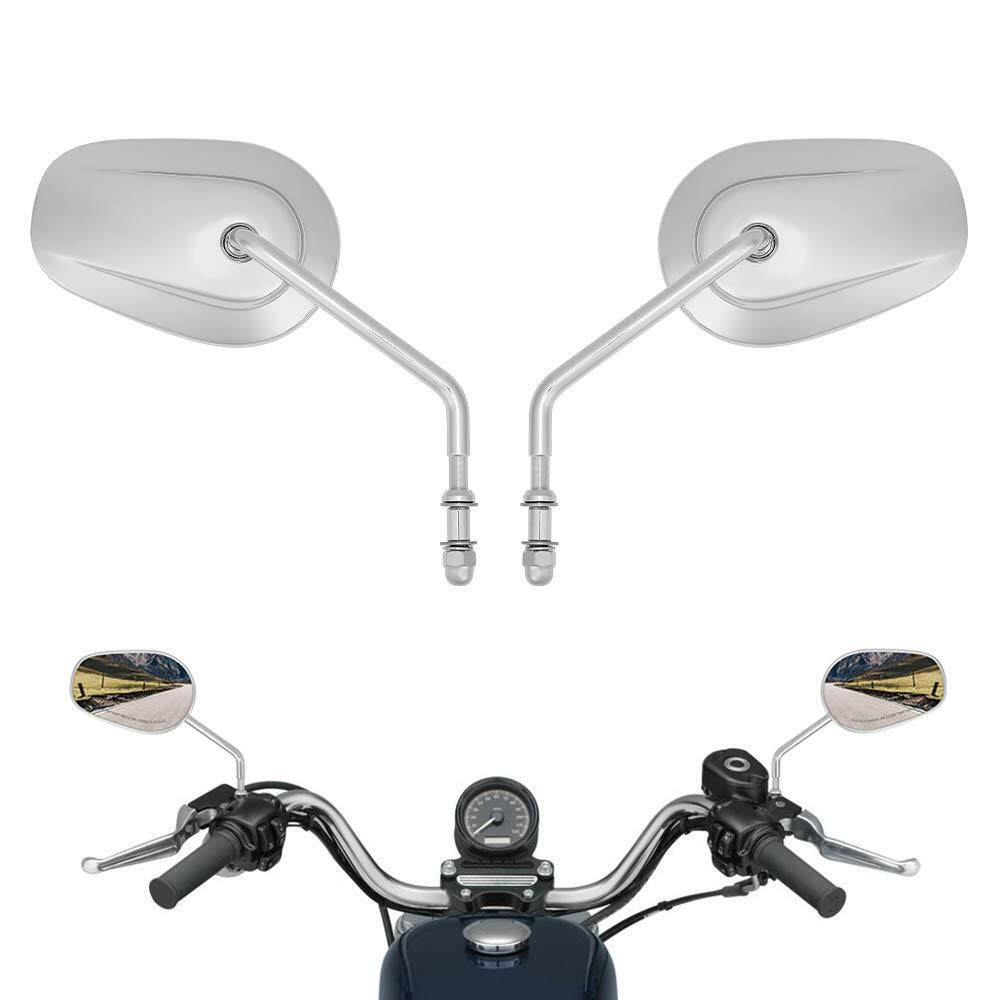 2x Mirrors For Har-ley Softail Road Glide Motorcycle Rearview 1982-18 2019 2020