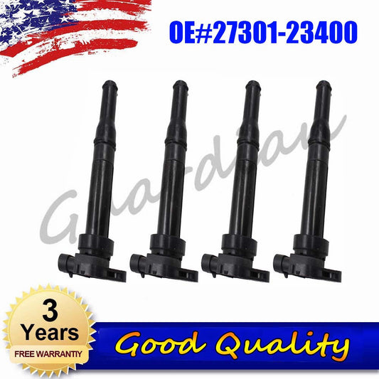 4x Ignition Coil 27301-23400 for KIA SHUMA II 1.8 CLARUS Estate CARENS 1793CC
