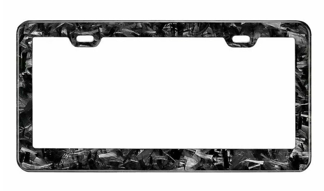 Car license plate frame cover cap trunk forged carbon fiber suitable for VW