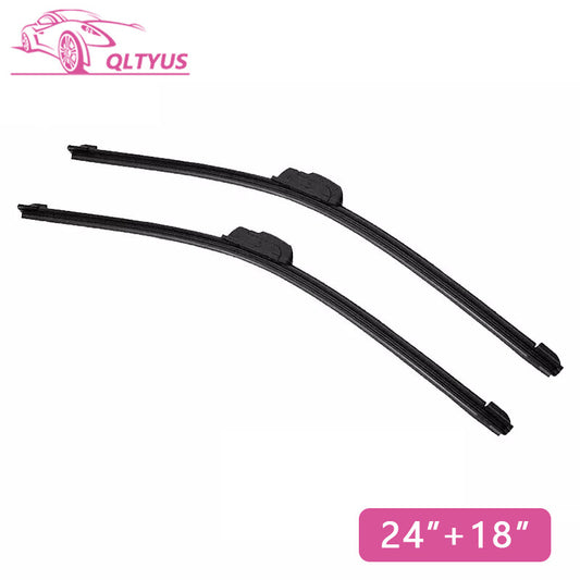 24-inch + 18-inch windshield wiper J-hook, frameless, frameless, all seasons