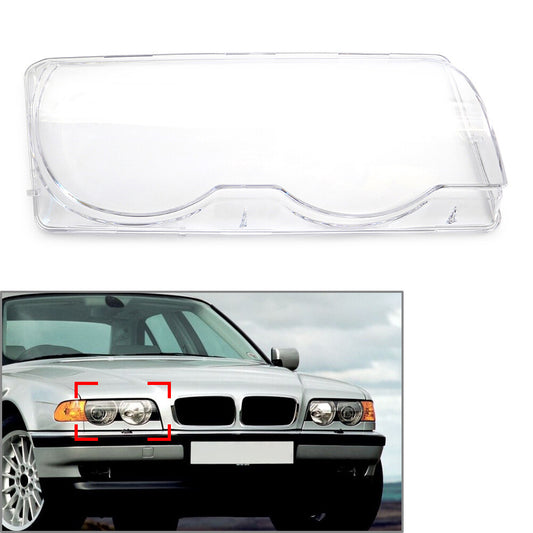 Front Headlight Lens Cover Lampshade for BMW 7 Series E38 728i 730i 735i 740i