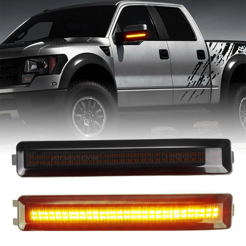 LED Side Mirror Turn Signal Light Lamp Sequential for Ford 2009-2014 F150 F-150