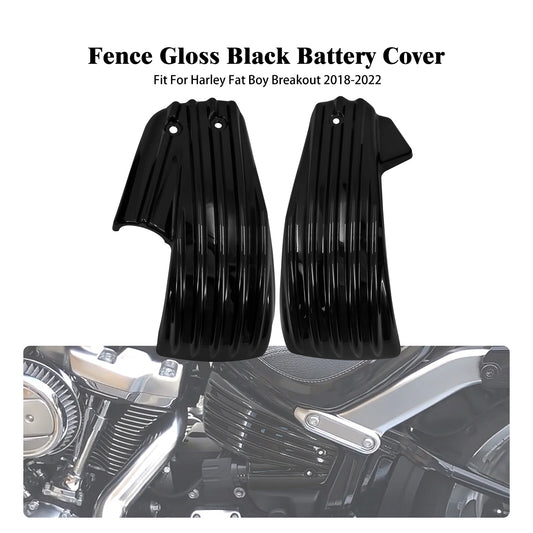 Gloss Fence Battery Side Fairing Cover Fit for Harley Fatboy Breakout 2018-2023