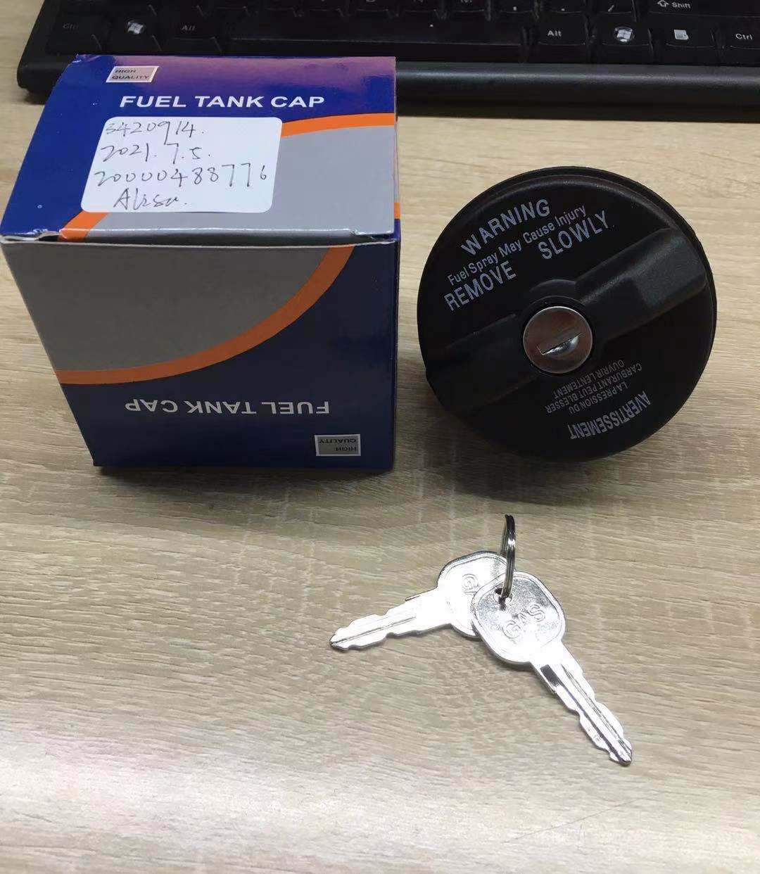 05278655AB Thread Locking Gas Fuel Cap W/2 KEY For 2001-2016 for Chrysler for Jeep Dodg