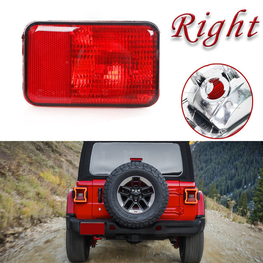 Right Rear Tail Fog Light Reflector Light for Jeep for WRANGLER 2007-2018