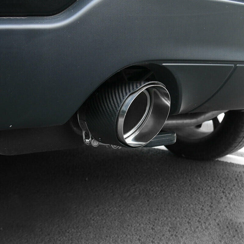 for Jeep Grand Cherokee Carbon Fiber Exhaust Muffler Tail Pipe Tip Tailpipe Trim