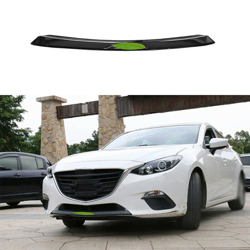 for Mazda 3 Axela 2014-2016 Gloss Black Front Lower Bumper Grille Cover Guard